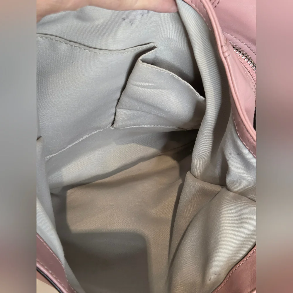 Coach Soho Lynn Hobo Bag Rose Pink Leather - Picture 14 of 15